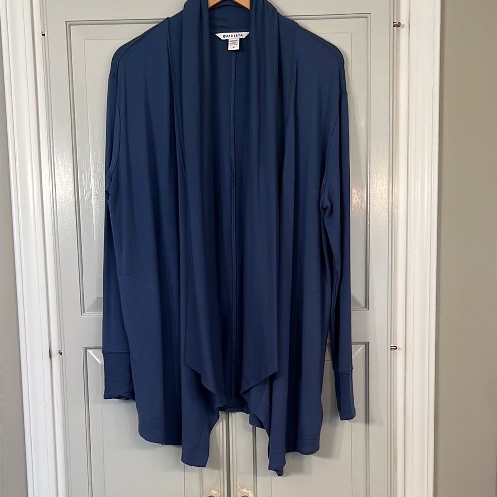 Athleta Pranayama Wrap in Blue Sz Medium